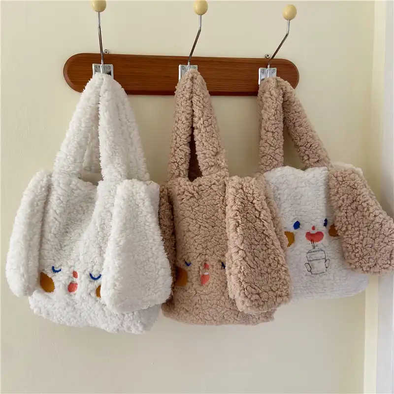 Plush canvas bag