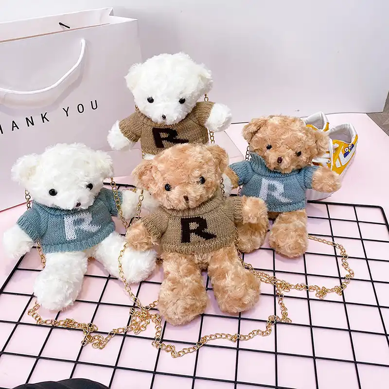 Plush doll bag