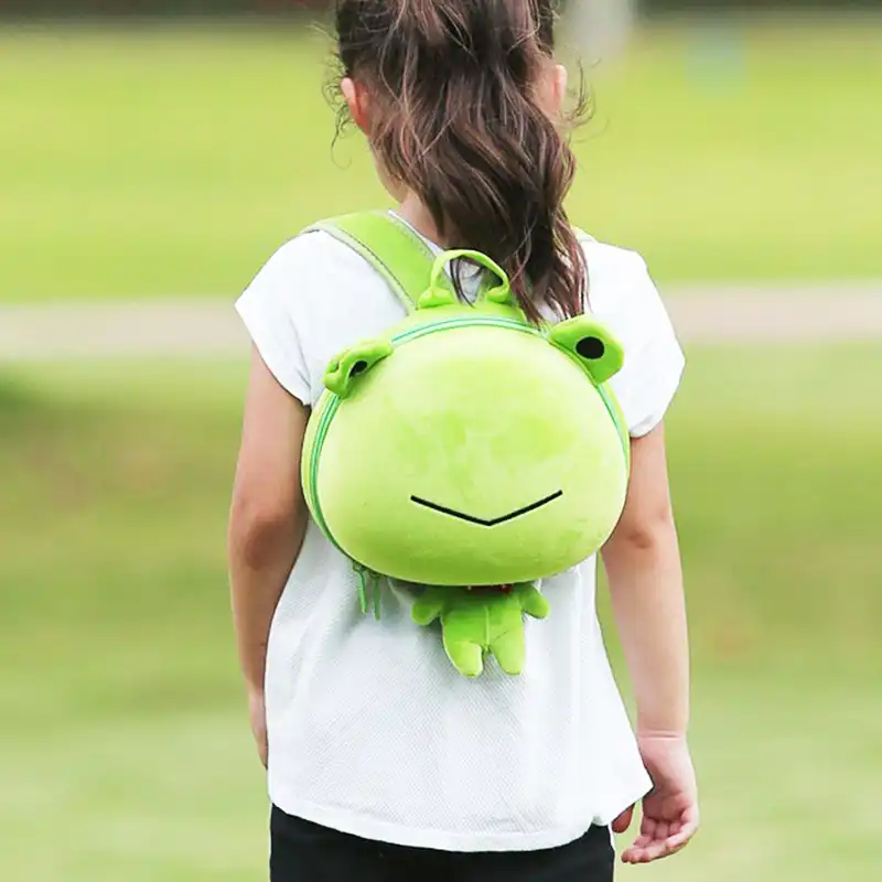 plush frog backpack